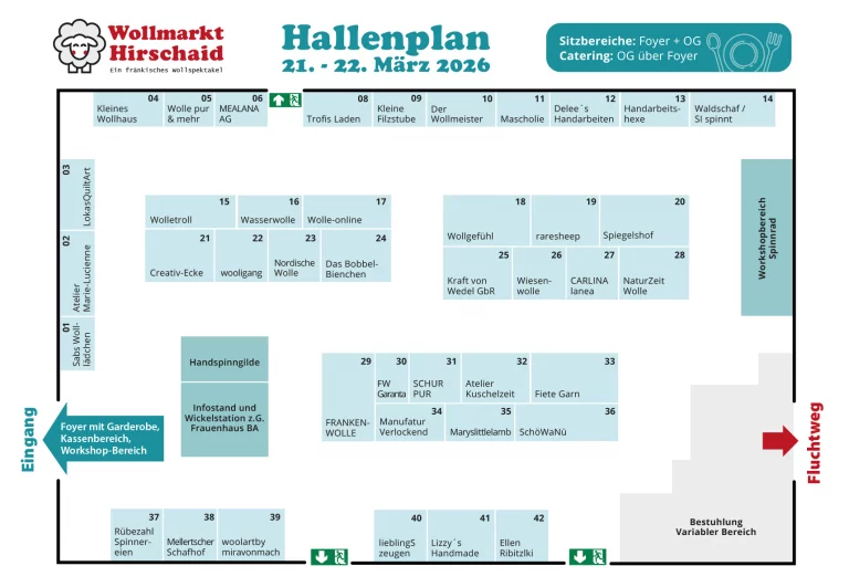Hallenplan Wollmarkt Hirschaid